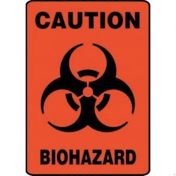 Accuform OSHA CAUTION SAFETY SIGN BIOHAZARD MBHZ603XT MBHZ603XT - main
